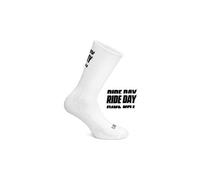 Chaussettes cois thank god it s rideday blanc