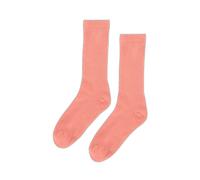 Chaussettes Colorful Standard Organic Active Bright Coral Rose 41/46