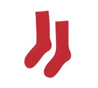 Chaussettes Colorful Standard Organic Active Red Tangerine Rouge 36/40