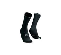 Chaussettes compressport aero socks 2 0 noir blanc