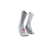 Chaussettes compressport aero socks blanc rouge