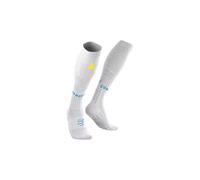 Chaussettes compressport full recovery 2 0 ironman 2026 blanc
