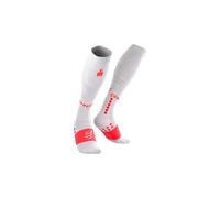 Chaussettes compressport full recovery 2 0 ironman 2026 blanc rouge