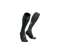 Chaussettes Compressport Full Aero noir blanc - T3