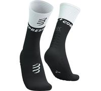 Compressport Mid Compression Socks V2.0 Blanc et noir - Chaussettes de running hommes 39/41