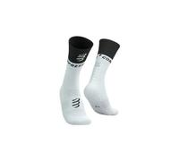 COMPRESSPORT Mid Compression Socks V2.0 - Mixte - Blanc - taille 45/48- modèle 2025