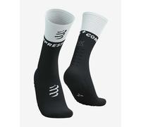 Chaussettes Compressport Mid Compression V2.0 noir blanc - T2
