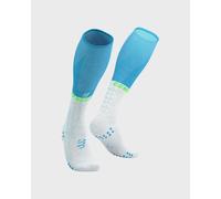 Compressport Chaussettes de compression Full Socks Oxygen Mixte Bleu/Blanc Taille 35-38 Modèle 2026