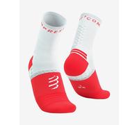 Chaussettes compressport pro marathon v2 0 blanc rouge