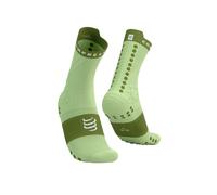 Chaussettes Compressport Pro Racing Socks V4.0 Trail Vert, Taille Taille 2