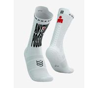 Chaussettes Compressport Pro Racing v4.0 Bike - Ironman 2025 - Anything Is Possible blanc - T1