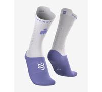 Chaussettes Compressport Pro Racing v4.0 Bike - Ironman 2026 blanc lilas - T4