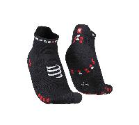 Chaussettes Compressport Pro Racing V4.0 Low Noir Rouge, Taille Taille 1