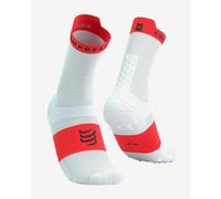 Chaussettes compressport pro racing v4 0 run high blanc rouge