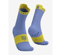 Chaussettes Compressport Pro Racing v4.0 Run High violet jaune - T3