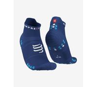 Chaussettes Compressport Pro Racing v4.0 Run Low bleu marine - T1
