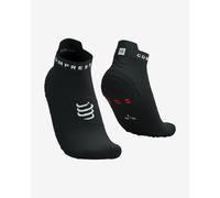 Chaussettes Compressport Pro Racing v4.0 Run Low noir blanc rouge - T1