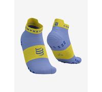 COMPRESSPORT Pro Racing Socks V4.0 Run Low - Mixte - Bleu / Jaune - taille 42-44- modèle 2025