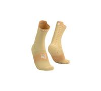Chaussettes compressport pro racing v4 0 trail jaune orange