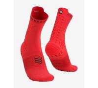Chaussettes Compressport Pro Racing v4.0 Trail rouge vif noir - T2