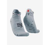Chaussettes Compressport Pro Racing v4.0 Ultralight Run Low blanc grisâtre - T1