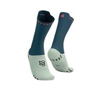 Chaussettes Compressport Pro v4.0 Vélo Bleu Vert., Taille Taille 1