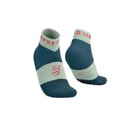 Chaussettes compressport ultra trail low socks bleu