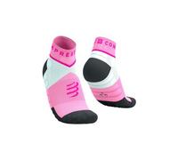 Chaussettes compressport ultra trail rose