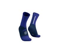 Chaussettes compressport ultra trail socks v2 0 hight bleu