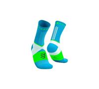 Compressport Chaussettes Ultra Trail Socks V2.0 Unisexe Bleu/Vert Taille 42-44