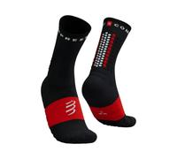 Chaussettes Compressport Ultra Trail v2.0 Noir Rouge, Taille T2