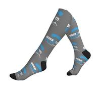 Chaussettes Contention Born To Fly Paragliding Chaussette De Compression Respirant Calze A Compressione Unisexes Bas De Compressione Pour Avion Varices Entraînement 50Cm