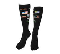 Chaussettes Contention Eat Code Sleep Computer Science Python Programmer Bas De Compressione Cyclisme Calze A Compressione Respirant Chaussettes Haute Pour Varices Infirmiers Gym 50Cm
