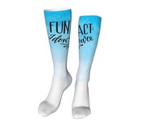 Chaussettes Contention Fun Fact I Don'T Care Chaussette Cyclisme Chaussette De Compression Confortables Calze A Compressione Pour Varices Varices Entraînement 50Cm