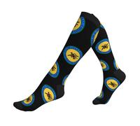 Chaussettes Contention The Great Sealife Of The Choctaw Nation Bas De Compressione Confortables Calze A Compressione Course Chaussettes Haute Pour Entraînement Varices Avion 50Cm