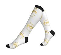 Chaussettes Contention Yeshua Jésus Christianisme Chaussette Course Chaussette De Compression Cyclisme Calze A Compressione Pour Gym Varices Infirmiers 50Cm