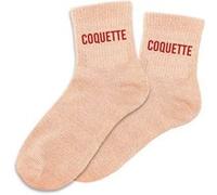 STC Chaussettes Coquette à paillettes roses