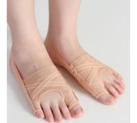 Chaussettes correctrices pour oignon, couleur de peau, coussinets souples et respirants, taille L