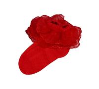 Chaussettes Coton Printemps Automne Mignonnes Dentelle Brodée Délicate Princesse pour Filles Douces Confortables Respirantes Élégantes Quotidien