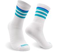 Chaussettes Course et Trail Running Rembourrées, Antidérapantes. Chaussettes de Sport sans Frottements pour Hommes et Femmes (FR/ES, Alpha/lettres, S, M, Taille normale, Taille normale, Aqua)