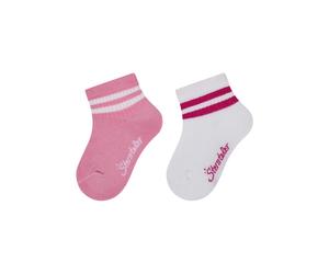 Chaussettes courtes bÃ©bÃ© fille Sterntaler Actives Coolmax (x2) Rose 22