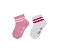 Chaussettes courtes bÃ©bÃ© fille Sterntaler Actives Coolmax (x2) Rose 26