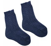 Chaussettes courtes bleues en coton - 10 - 12