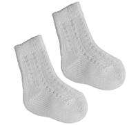Chaussettes courtes en coton blanc - 23 - 26