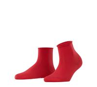 Falke Chaussettes femme Cotton Touch W SSO fines unies – Rouge (Scarlet 8228) 35-38, écologique