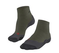 FALKE Homme TK2 Short chaussettes de randonnée rembourrage moyen anti-ampoule chaudes courtes respirantes séchage rapide régulation climatique anti-odeur laine fil fonctionnel 1 paire