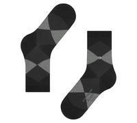 Burlington Chaussettes femme Bonnie - Coton fantaisie Argyle - Noir (36-41) 1 paire