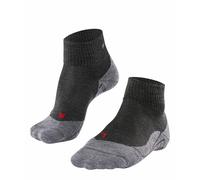 Falke Chaussettes de randonnée TK5 Wander Short W – laine fine anti-ampoule Femme Gris 35-36