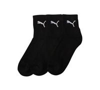 Puma Chaussettes courtes – Lot de 3 – Noir/Blanc Taille 35-38