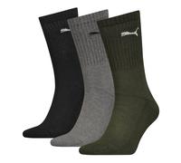 Chaussettes courtes unisexes PUMA (lot de 3 paires), Vêtements, Vert, 43-46 43-46